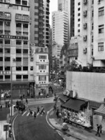 The junction of Possession Street and Queen's Road, just below Possession Point marks the original waterfront where  the British landed to claim possession of Hong Kong in 1841.
