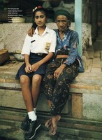 Dancer and Grandmother, Bali Portraits, (8x10 Polaroid) for Discovery Magazine
