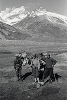 My Sherpas, with Nun Kun behind, Zanskar, India